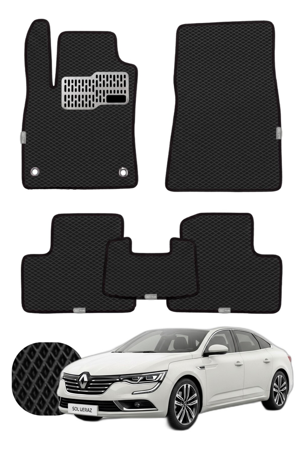 Renault Talisman 2015-2022 Özelleştirilebilir Tam Set Premium EVA Paspas