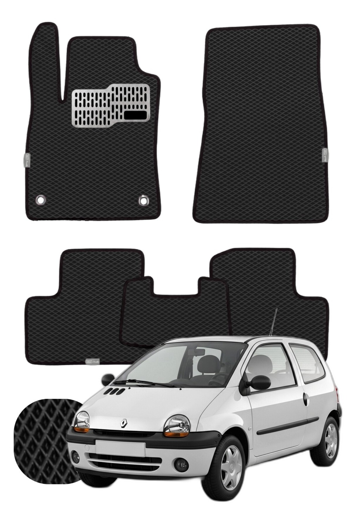 Renault Twingo 1992-2007 Özelleştirilebilir Tam Set Premium EVA Paspas