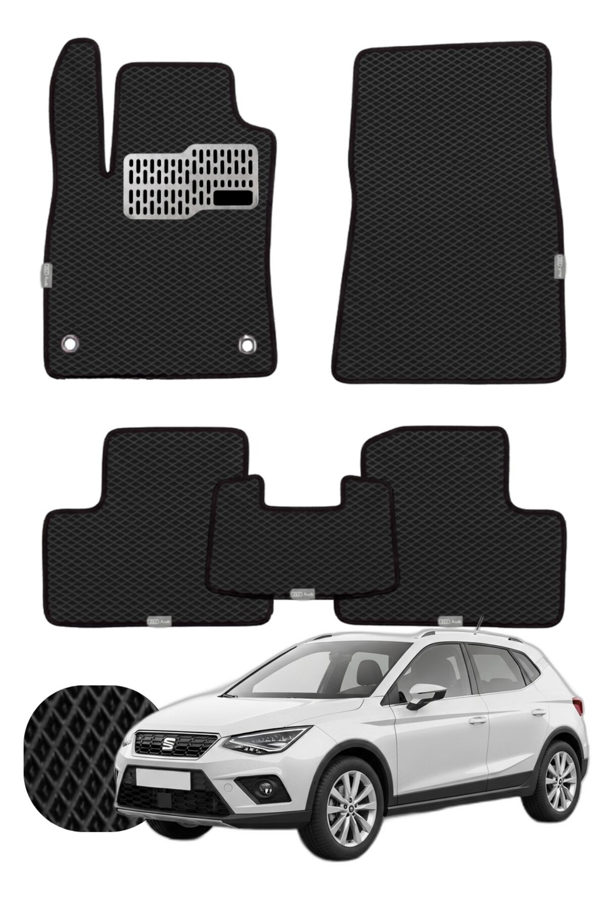 Seat Arona 2017 ve sonrası Özelleştirilebilir Tam Set Premium EVA Paspas