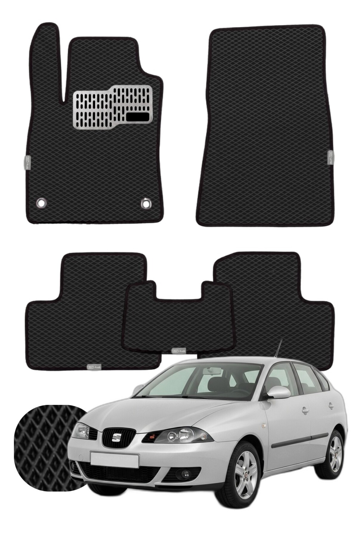 Seat Cordoba 2002-2009 Özelleştirilebilir Tam Set Premium EVA Paspas