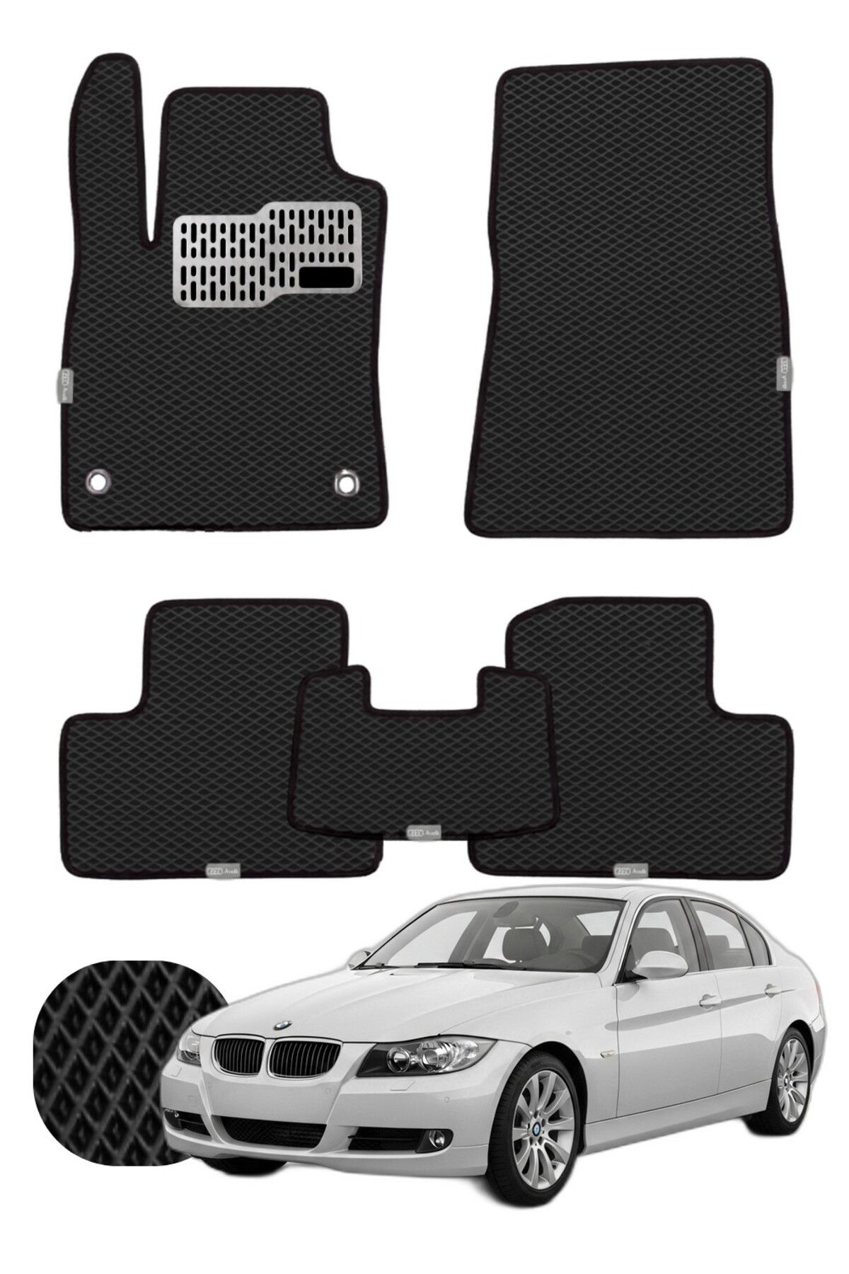 Bmw 3 Serisi 2005-2013 E90 Özelleştirilebilir Tam Set Premium EVA Paspas