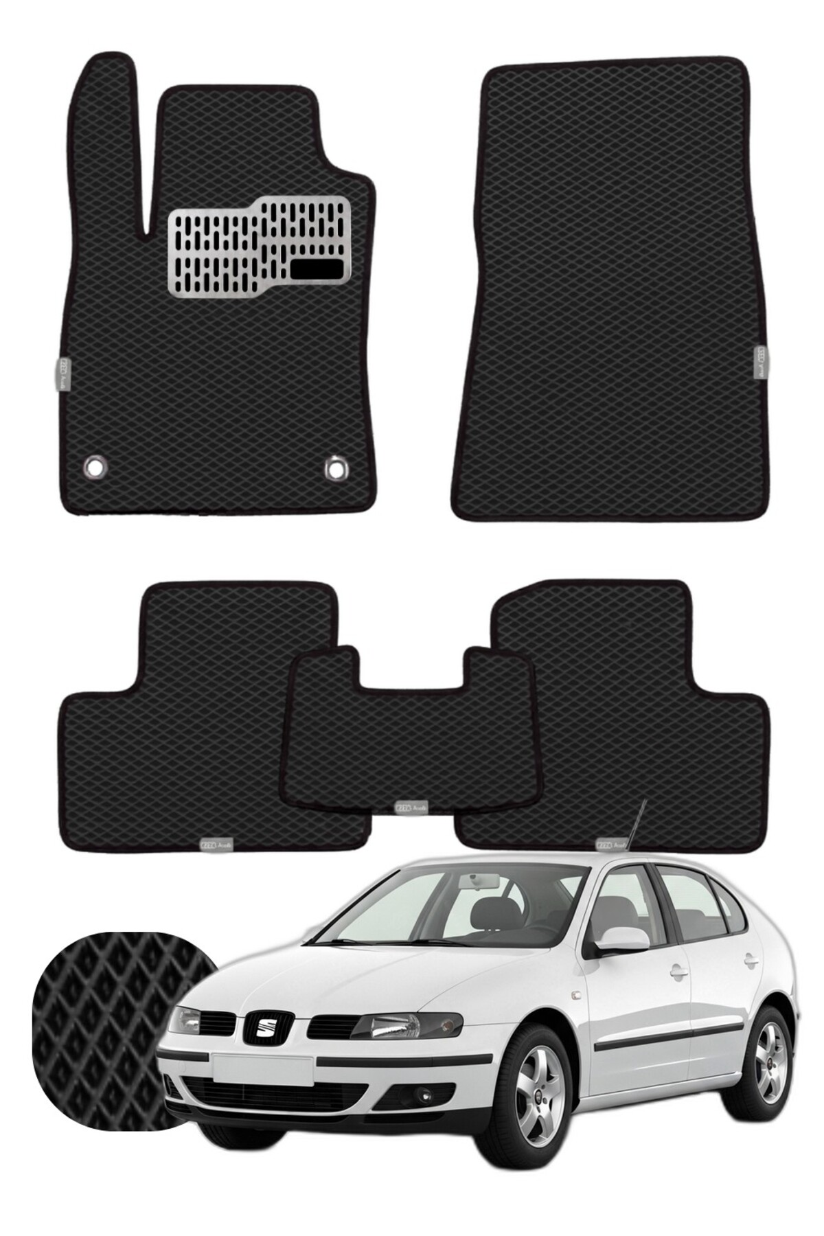 Seat Leon 1999-2005 Özelleştirilebilir Tam Set Premium EVA Paspas