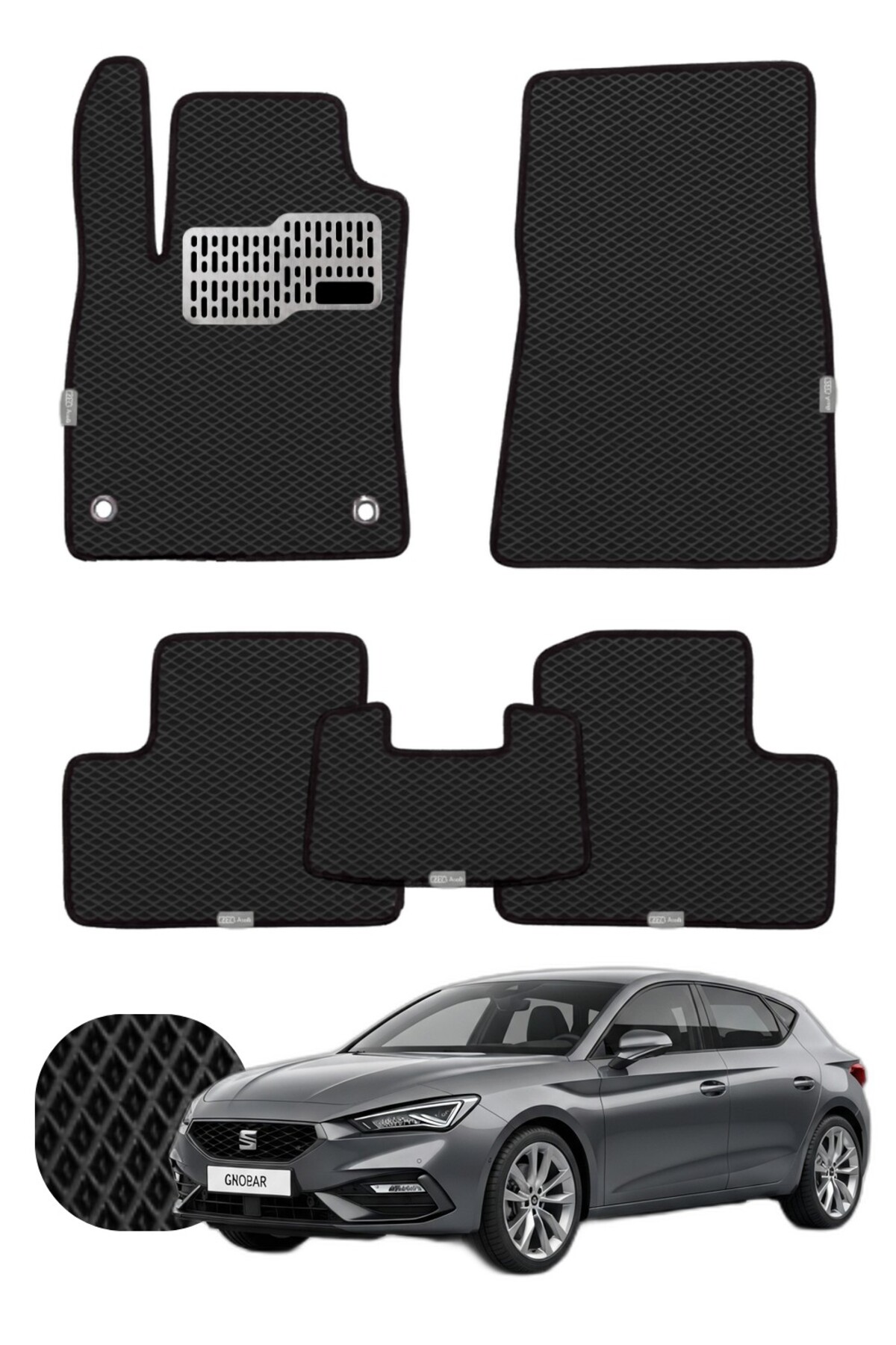 Seat Leon 2020 ve sonrası Özelleştirilebilir Tam Set Premium EVA Paspas
