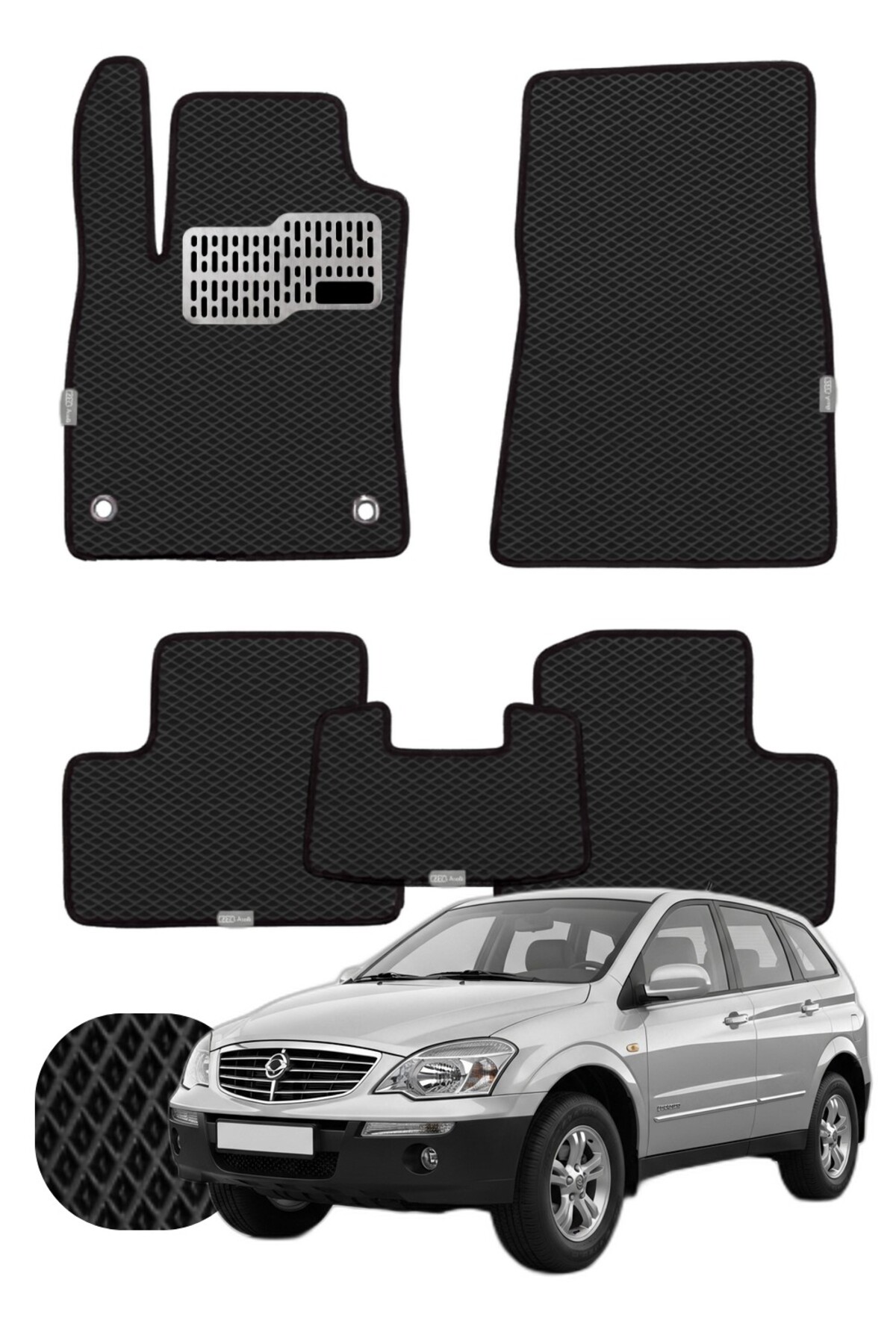 Ssangyong Actyon 2005-2011 Özelleştirilebilir Tam Set Premium EVA Paspas
