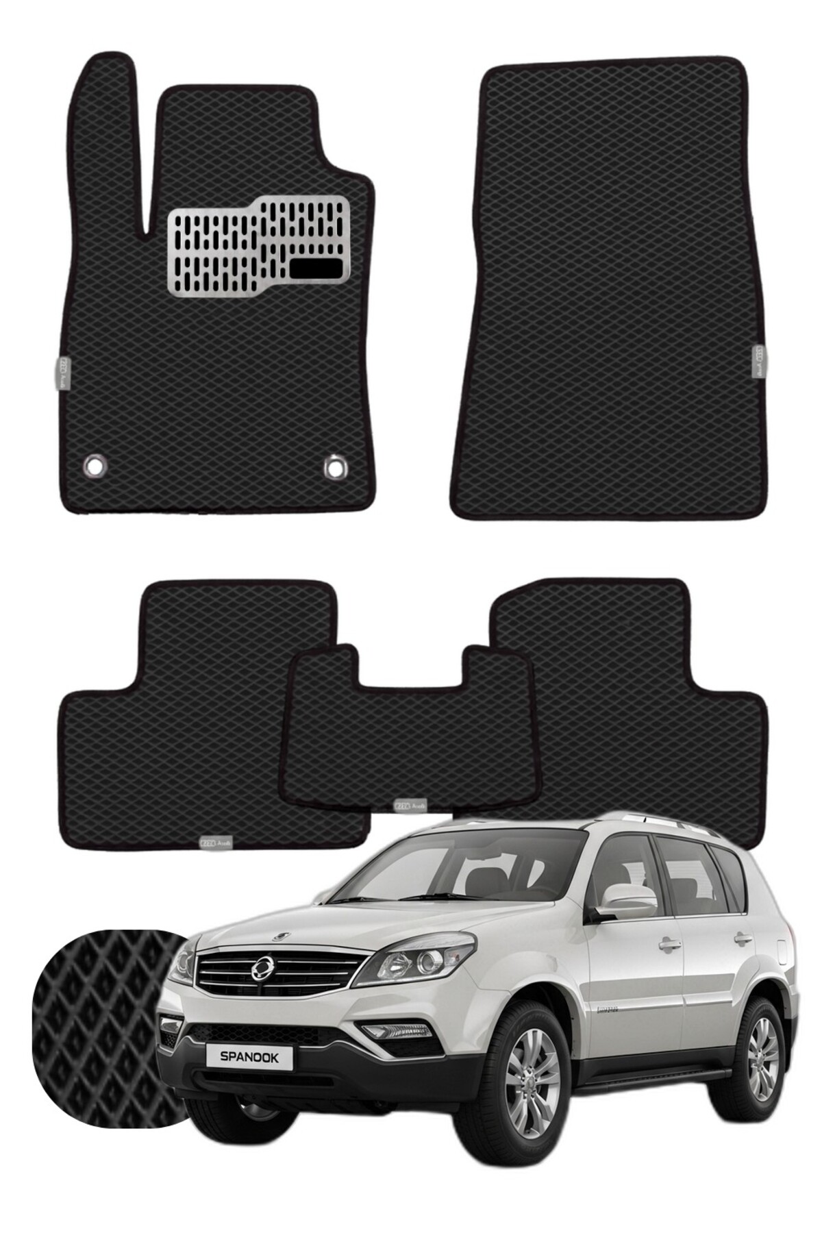Ssangyong Rexton 2012-2017 Özelleştirilebilir Tam Set Premium EVA Paspas