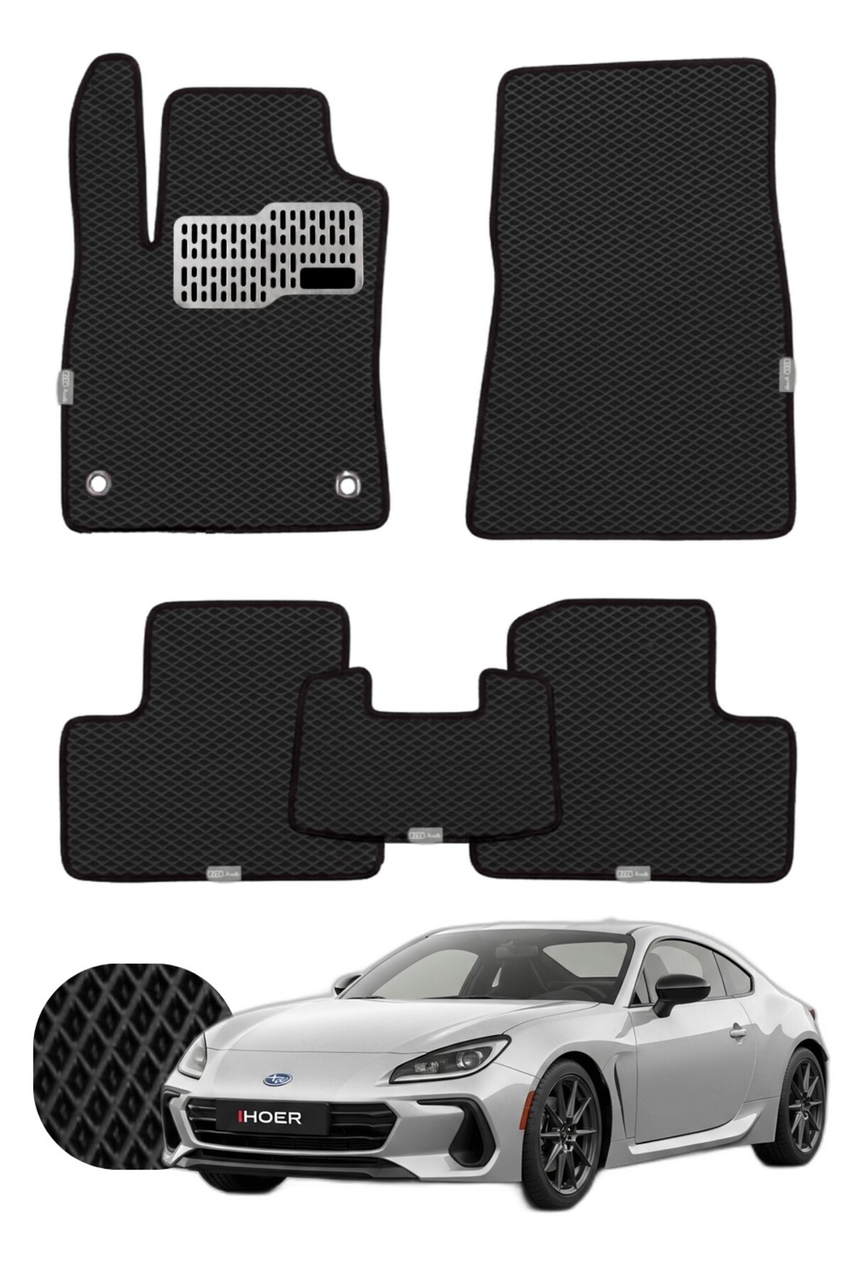 Subaru BRZ 2021 ve sonrası Özelleştirilebilir Tam Set Premium EVA Paspas
