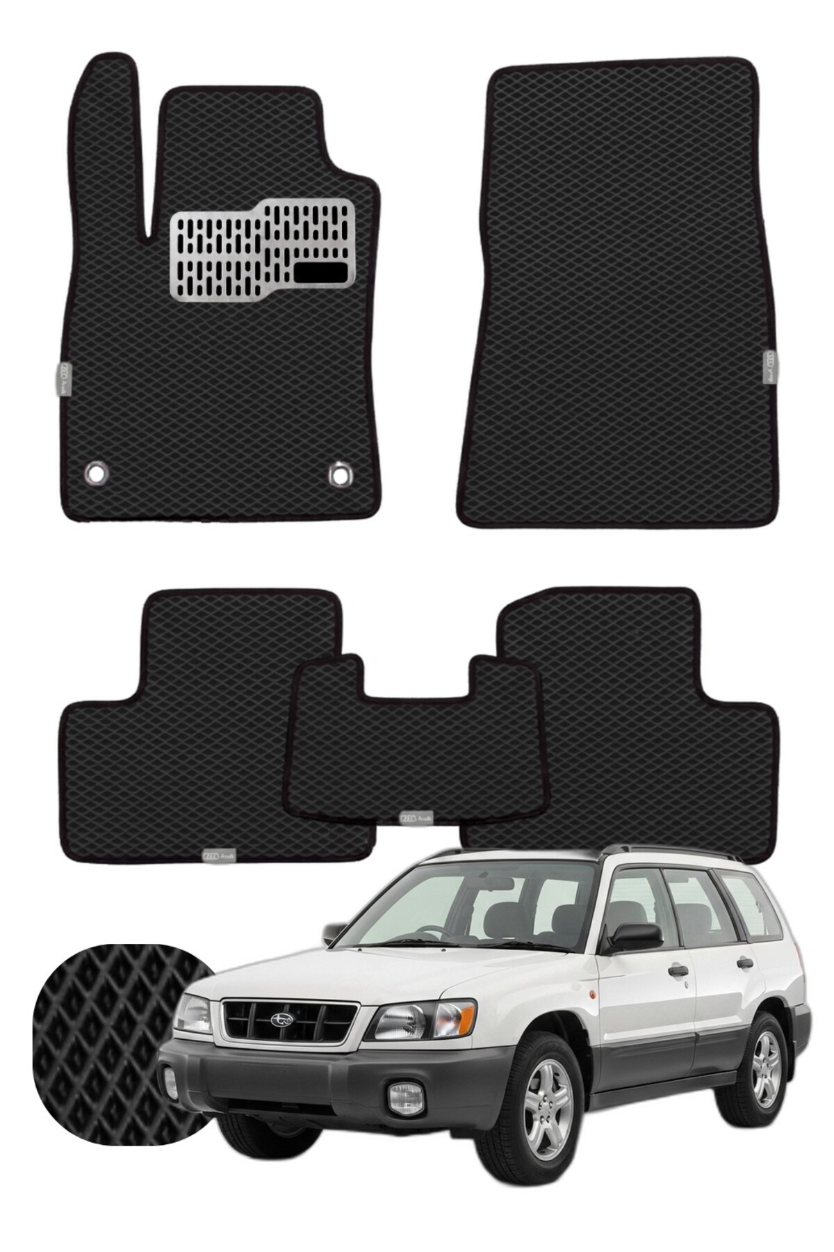 Subaru Forester 1997-2002 Özelleştirilebilir Tam Set Premium EVA Paspas