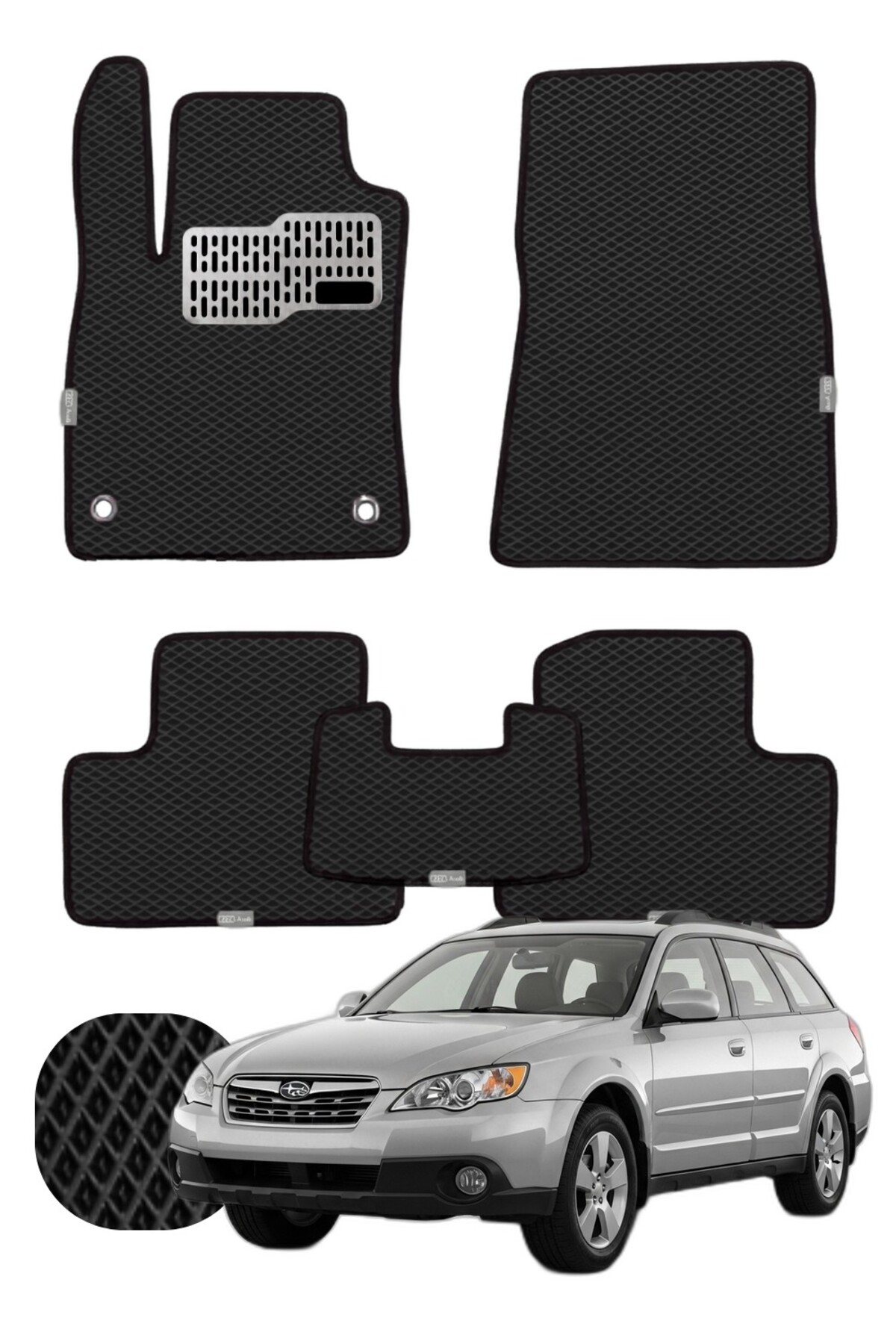 Subaru Outback 2009-2014 Özelleştirilebilir Tam Set Premium EVA Paspas