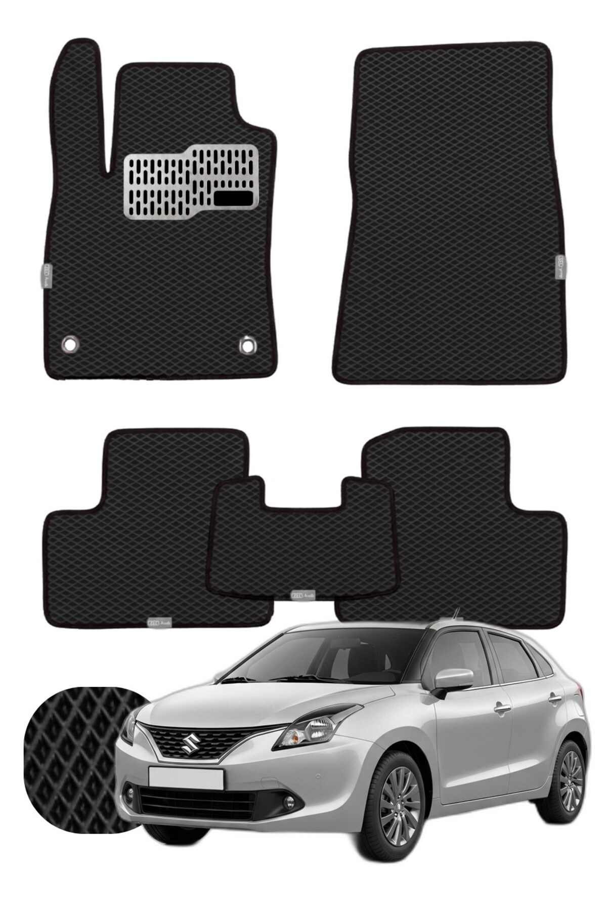 Suzuki Baleno 2015-2022 Özelleştirilebilir Tam Set Premium EVA Paspas