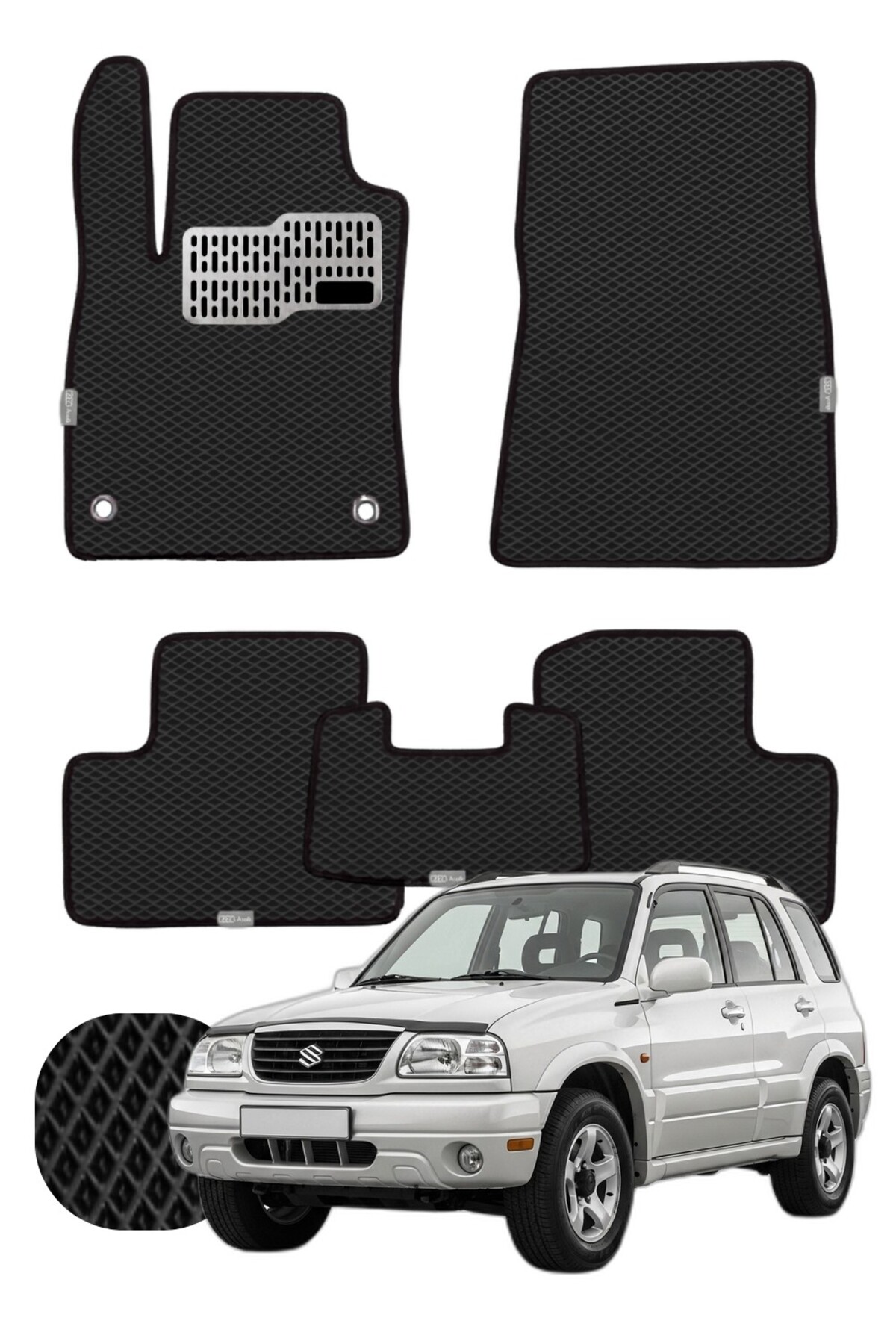 Suzuki Grand Vitara 1998-2005 Özelleştirilebilir Tam Set Premium EVA Paspas