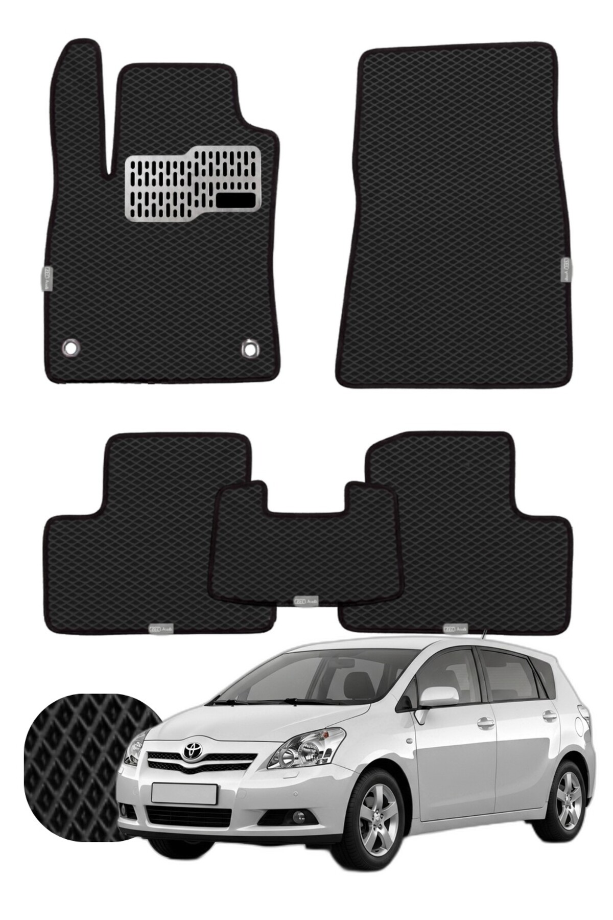 Toyota Verso 2004-2009 Özelleştirilebilir Tam Set Premium EVA Paspas