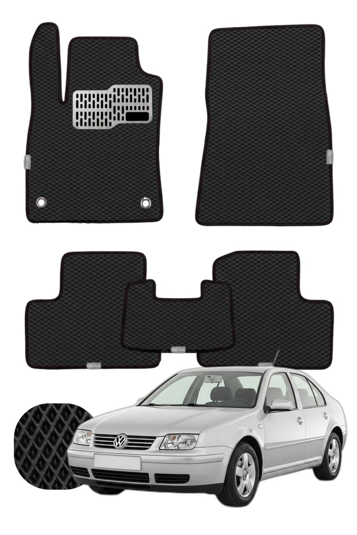 Volkswagen Bora 1998-2005 1J Özelleştirilebilir Tam Set Premium EVA Paspas