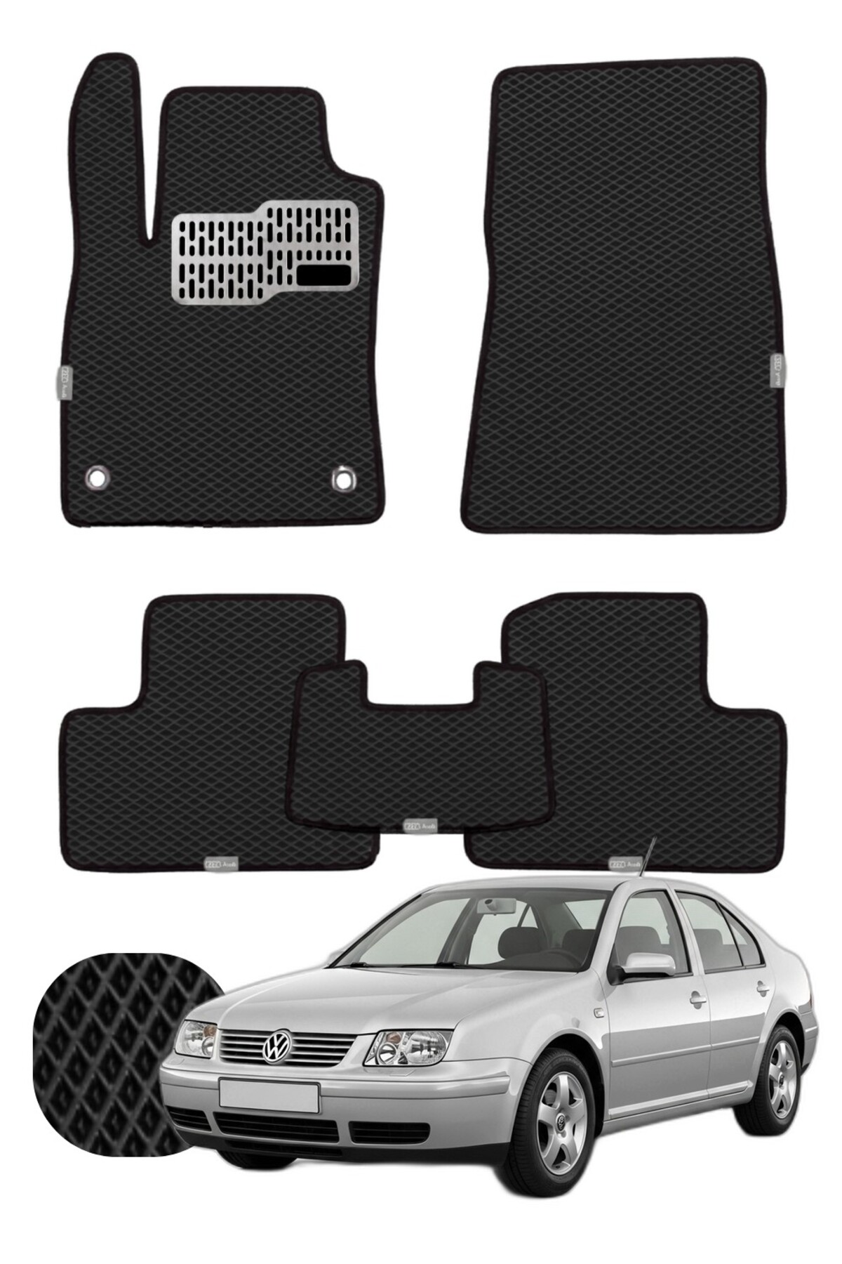 Volkswagen Bora STW 1998-2005 1J Özelleştirilebilir Tam Set Premium EVA Paspas