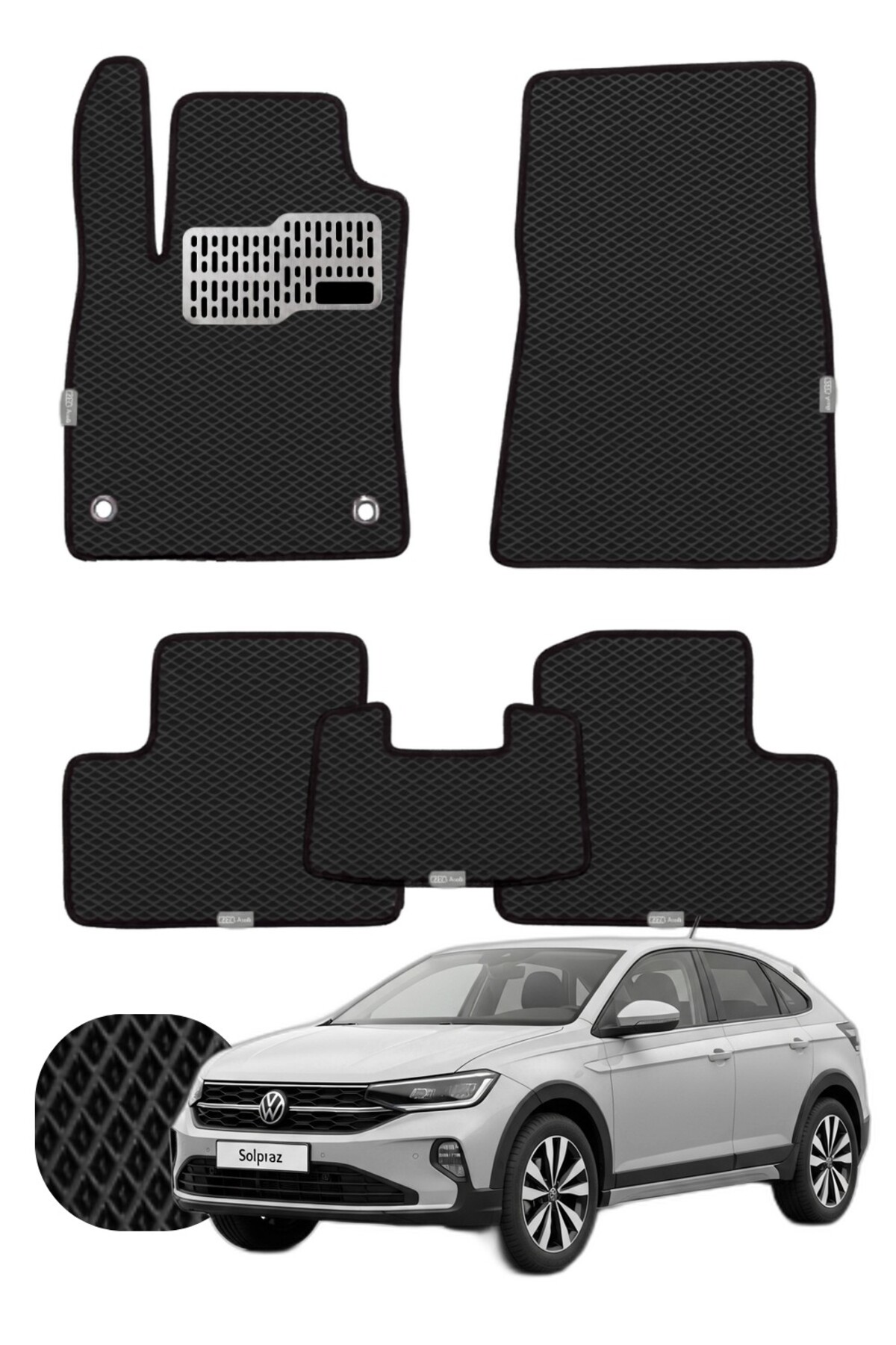 Volkswagen Taigo 2020 ve sonrası - Özelleştirilebilir Tam Set Premium EVA Paspas