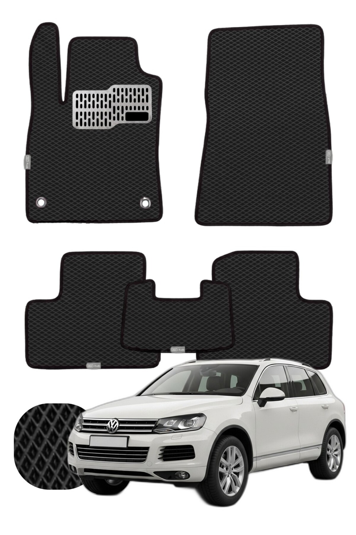 Volkswagen Touareg 2010-2018 7P Özelleştirilebilir Tam Set Premium EVA Paspas