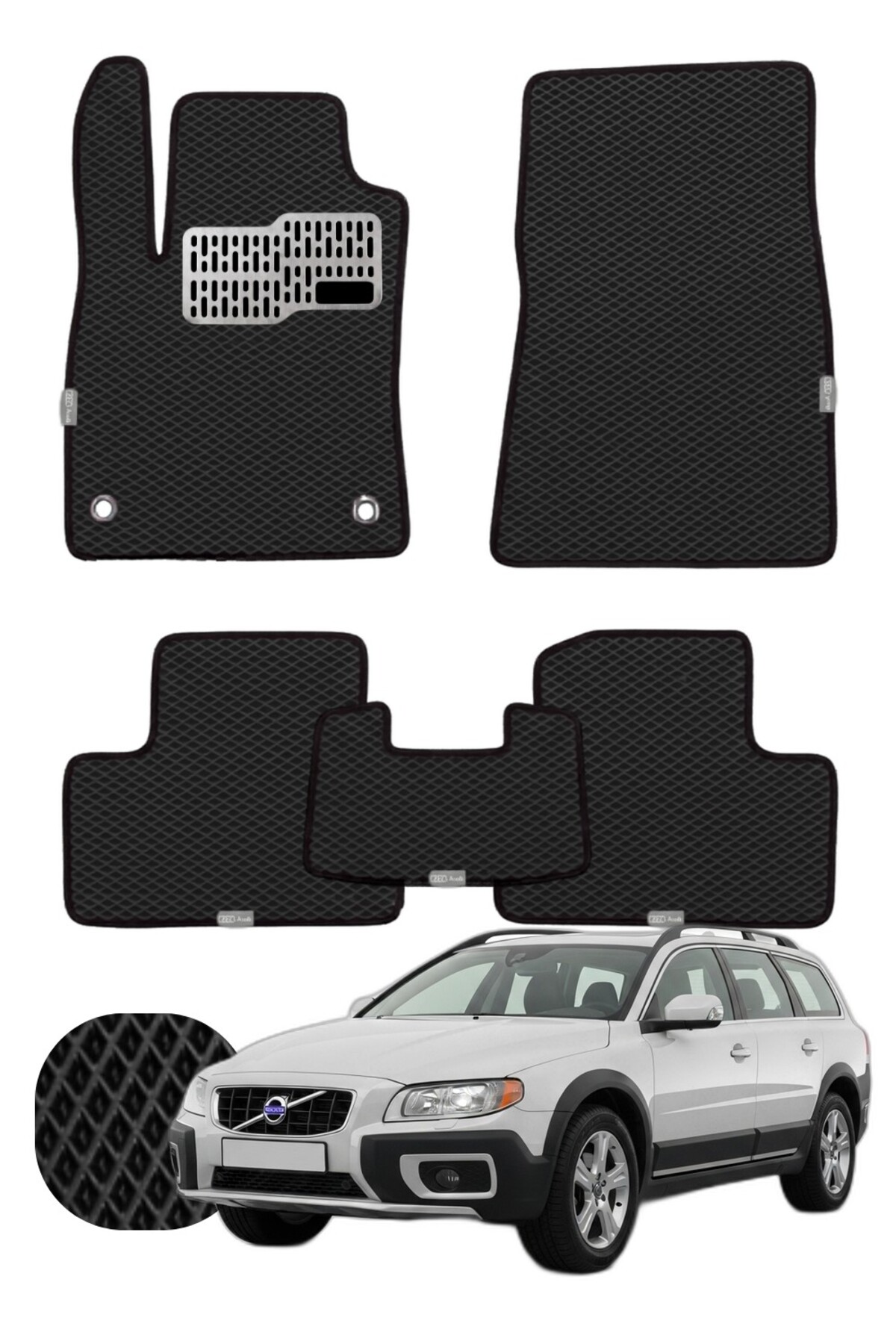 Volvo XC70 2007-2016 Özelleştirilebilir Tam Set Premium EVA Paspas