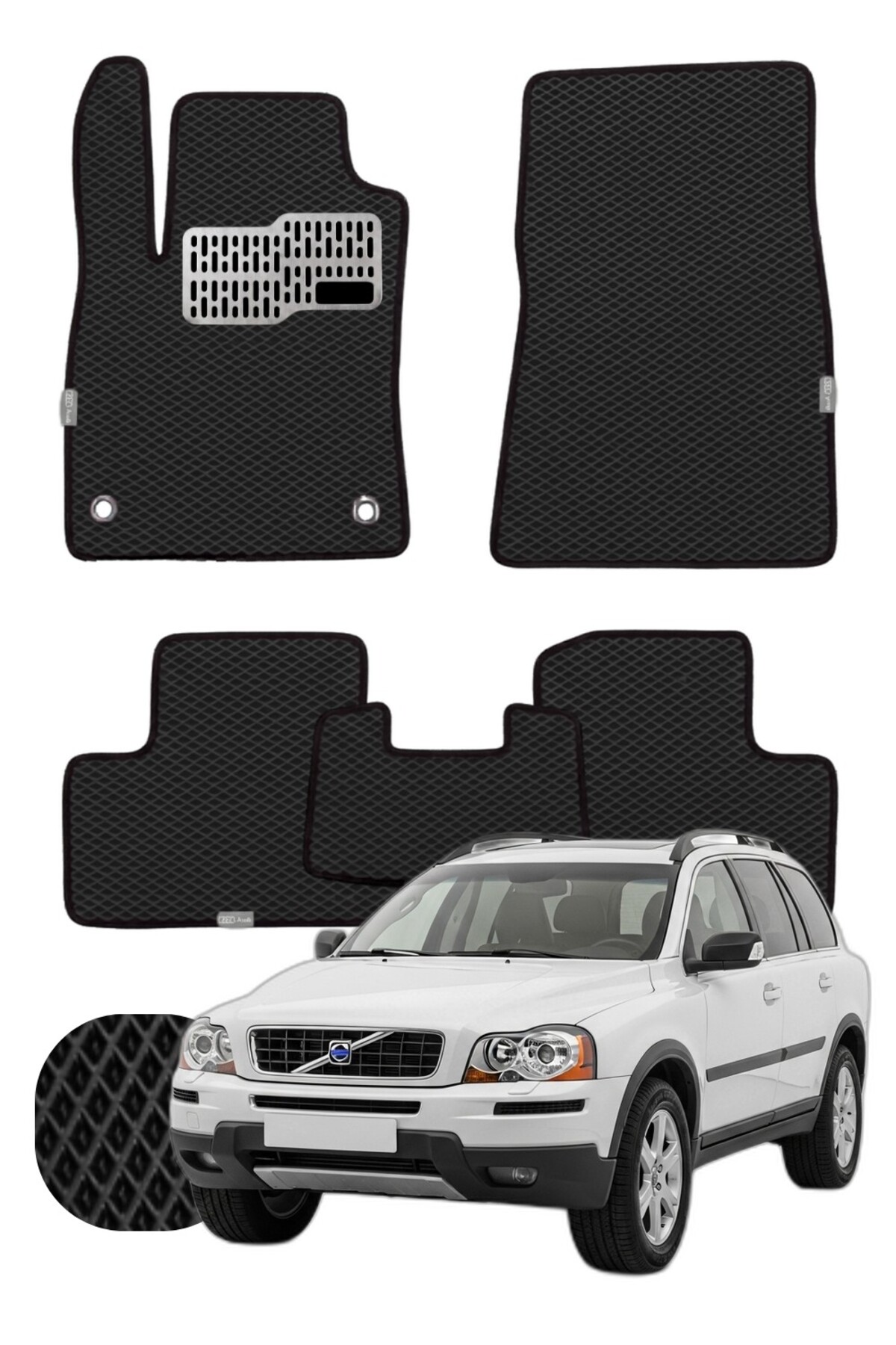 Volvo XC90 2002-2014 Özelleştirilebilir Tam Set Premium EVA Paspas