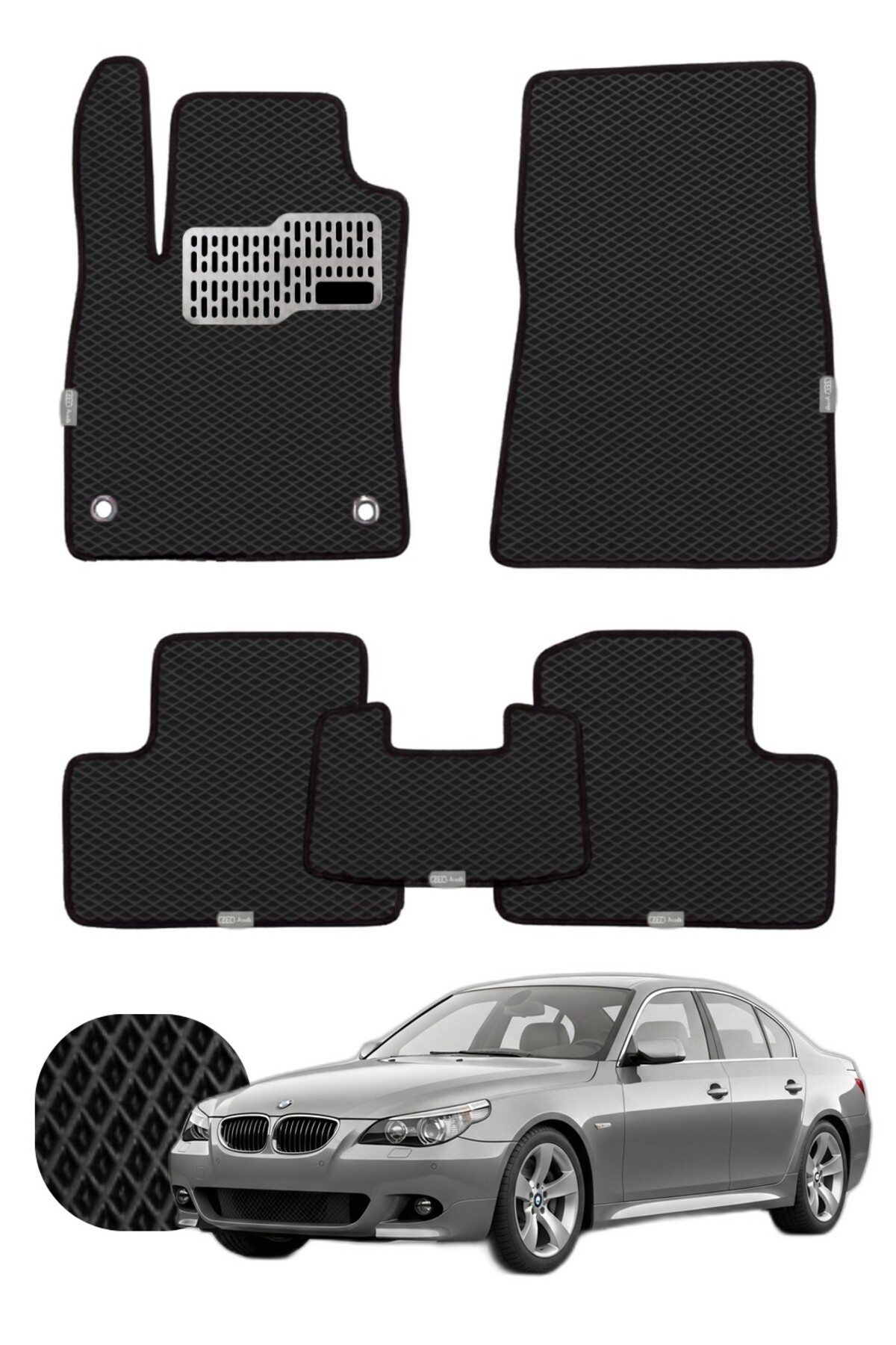 Bmw 5 Serisi 2003-2010 E60 Özelleştirilebilir Tam Set Premium EVA Paspas