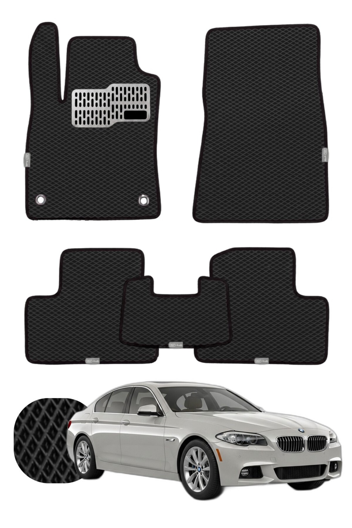 Bmw 5 Serisi 2010-2017 F10 Özelleştirilebilir Tam Set Premium EVA Paspas