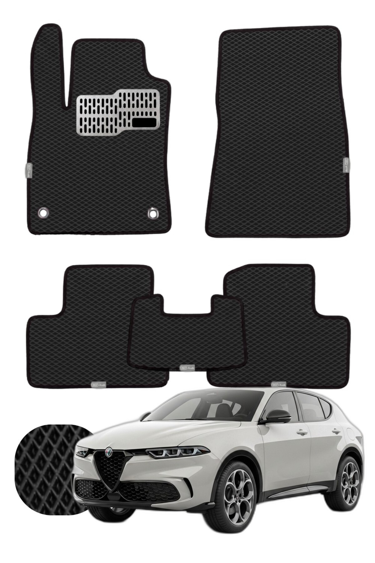 Alfa Romeo Tonale 2022 ve sonrası Özelleştirilebilir Tam Set Premium EVA Paspas