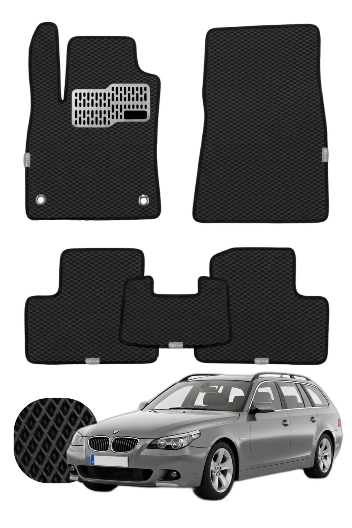 Bmw 5 Serisi Station 2003-2010 E61 Özelleştirilebilir Tam Set Premium EVA Paspas