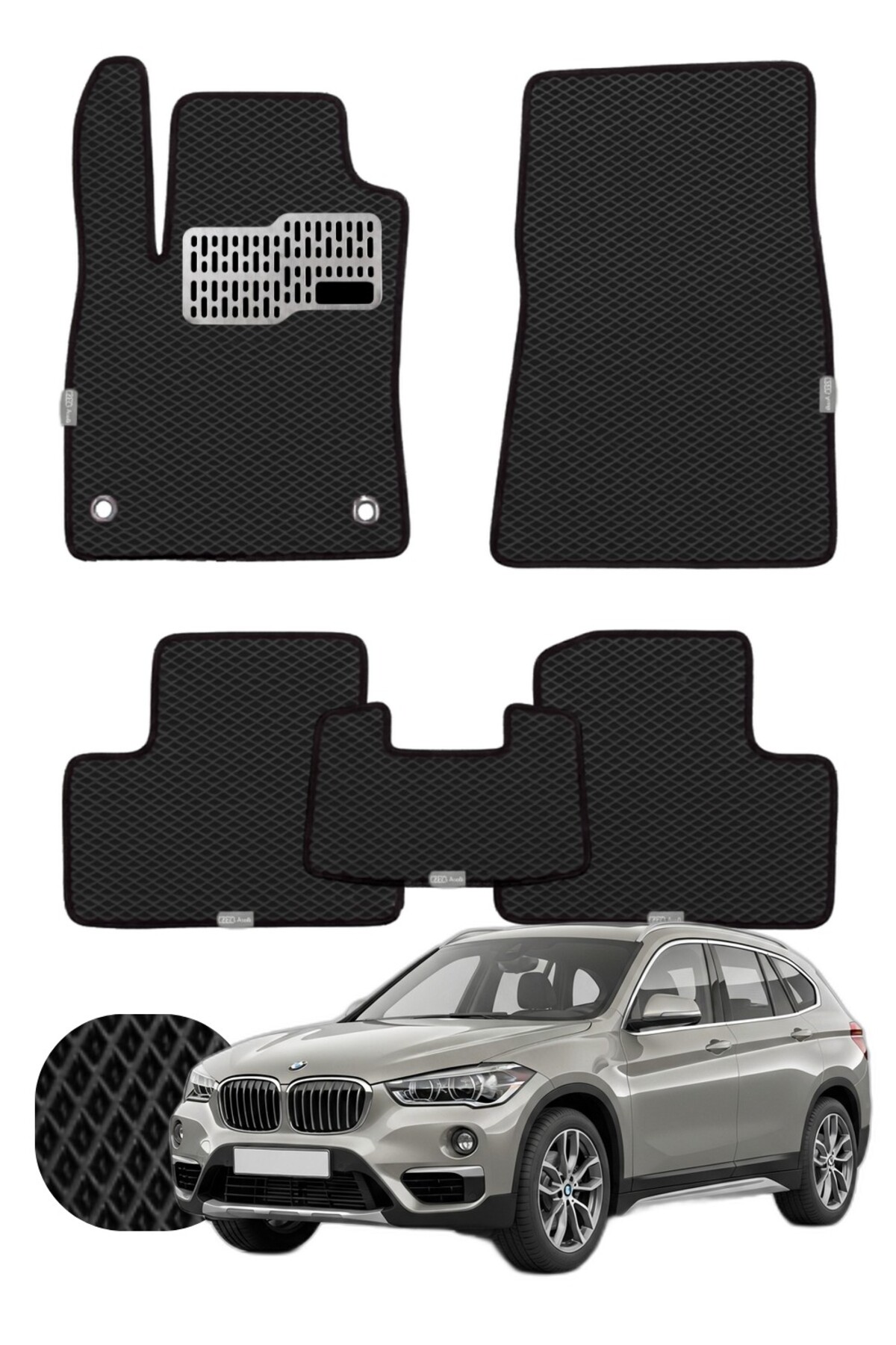 Bmw X1 2015-2022 F48 Özelleştirilebilir Tam Set Premium EVA Paspas