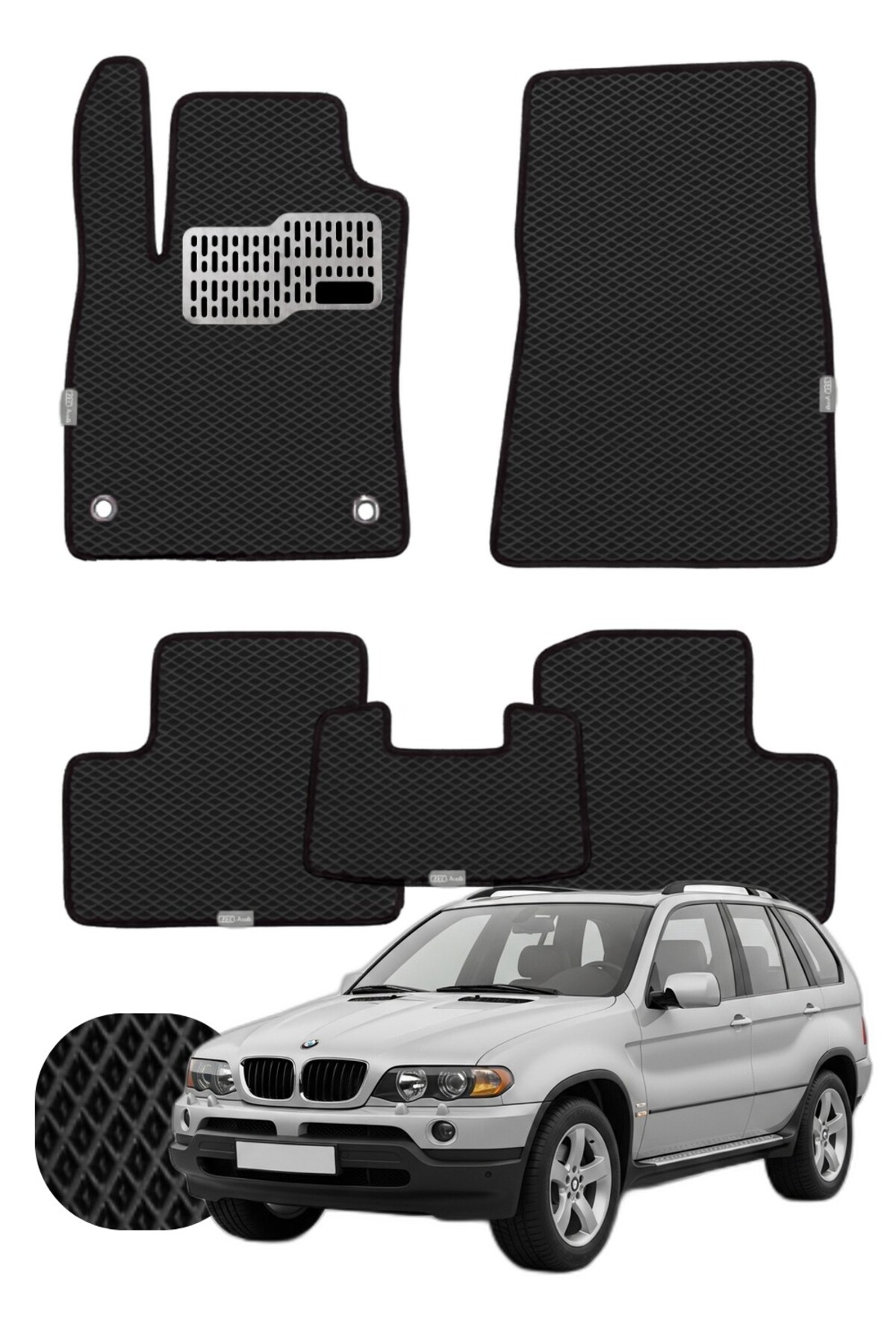 Bmw X5 1999-2006 E53 Özelleştirilebilir Tam Set Premium EVA Paspas