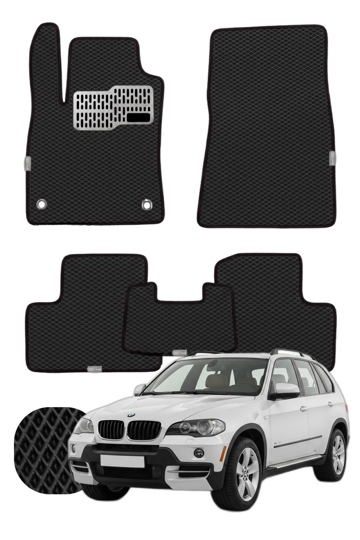 Bmw X5 2006-2013 E70 Özelleştirilebilir Tam Set Premium EVA Paspas